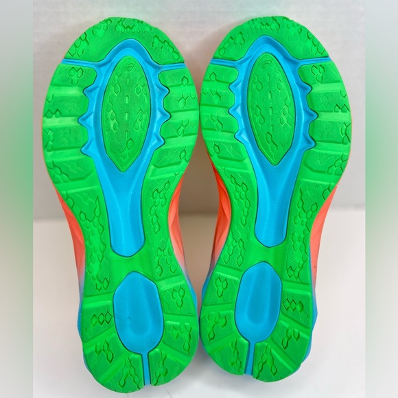 ASICS DynaBlast Orange Pop/Coral Running Shoes Athletic 1012A989-800 VGUC No Box - Picture 9 of 15